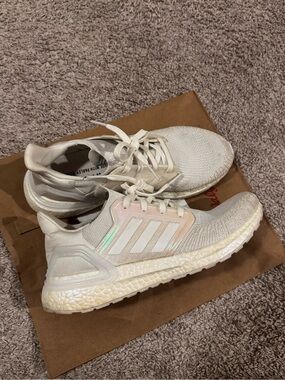Adidas Women's White/Iridescent Running Sneakers